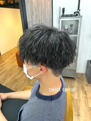 ショート パーマ メンズ メンズカット/パーマ 久田良和のヘアスタイル