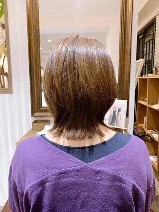 ミディアム 笠原 敦司のヘアスタイル
