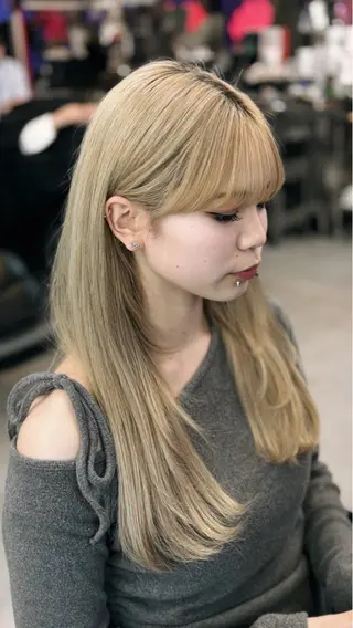 ロング カラーモデル募集❗️ 清野 海真のヘアスタイル