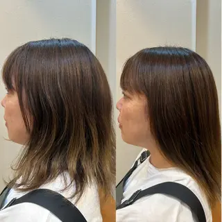 セミロング 宇野井 勝太のヘアスタイル