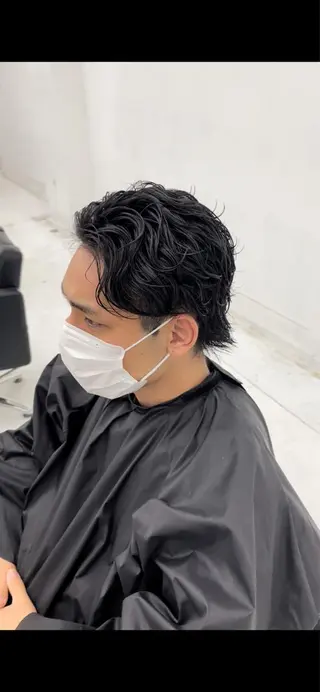 パーマ メンズ 【柏メンズパーマ職人 】店長　KAZUMAのヘアスタイル