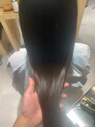 セミロング カラー ヘアアレンジ Sia中野新橋 『JUNYA』のヘアスタイル