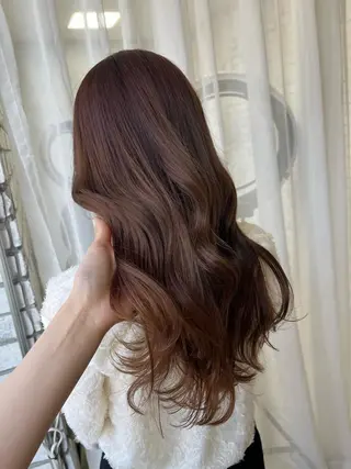 ロング u n aのヘアスタイル