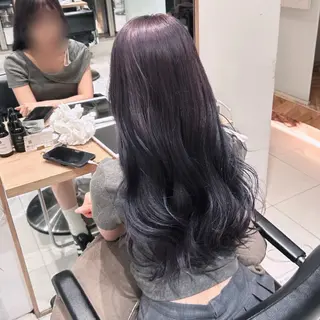 カラー サラ艶/韓国ヘア ︎🌟璃奈 (リナ)のヘアスタイル