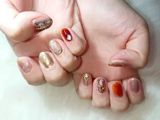 ネイル 下妻ネイルサロン/ 持ちの良いネイルのネイルデザイン