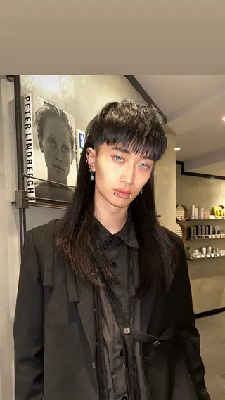 セミロング メンズ タナカ カナ🫧のヘアスタイル