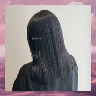 セミロング うる艶カラー asukaのヘアスタイル