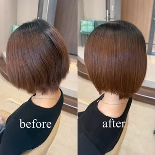 ショート パーマ 縮毛矯正/ mikaのヘアスタイル