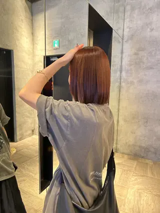 ロング 髪質改善/透明感 カラー/メンズ/優真のヘアスタイル