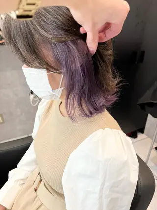 カラー SALOWIN栄 高須大貴のヘアスタイル