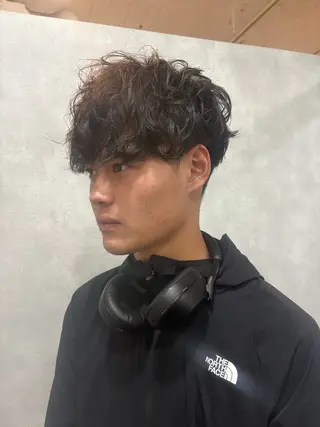 メンズ フリーランスシェアサロンルレイル所属・心斎橋/メンズ /ルレイル/地形真希のヘアスタイル