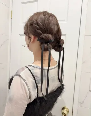 ロング ヘアアレンジ カット モデル募集🎀あゆみのヘアスタイル