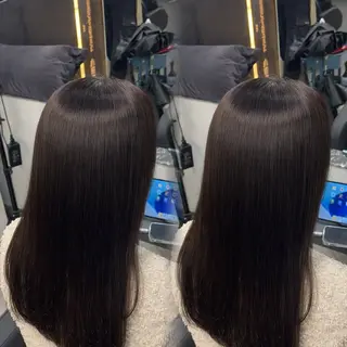 ロング カラー ヘアアレンジ 新宿 /髪質改善/ 縮毛矯正/ヒュウガのヘアスタイル