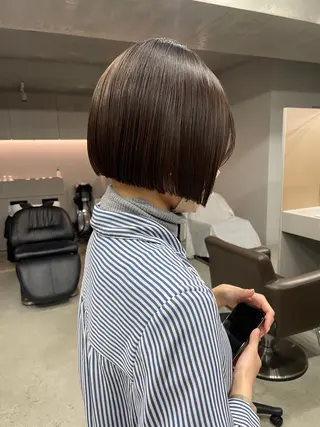 ミディアム カラー 表参道🌿赤み消し カラー/チナツのヘアスタイル