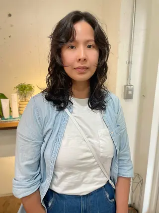 セミロング パーマ YUKI 新宿カット パーマ/カラーのヘアスタイル