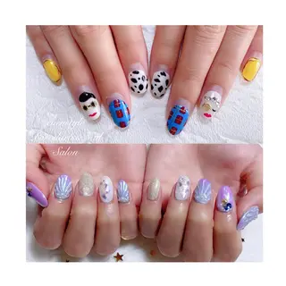 ミディアム ネイル 👑enen style👑のネイルデザイン