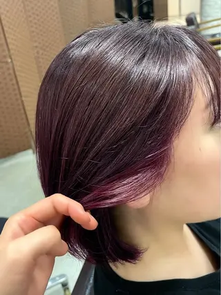 ミディアム カラー nicahair maiのヘアスタイル