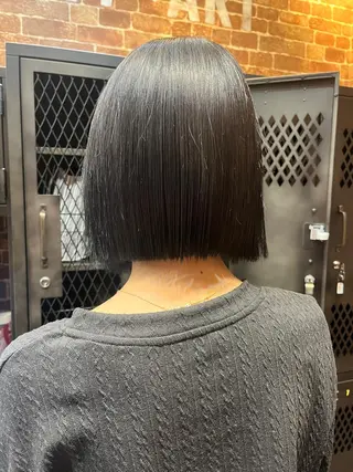 ミディアム カラー パーマ ヘアアレンジ メンズ キッズ ネイル マツエク・マツパ アイブロウ 久木原 ゆりのヘアスタイル