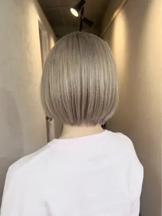 ショート カラー ラベンダーカラー/ レイヤーカットAyaのヘアスタイル