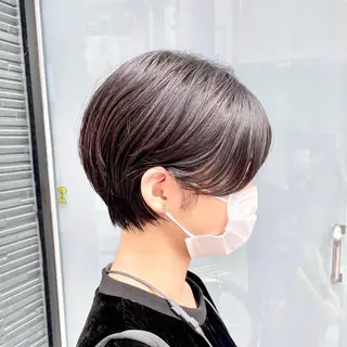 ショート カラー ショート/ボブ/ 透明感カラー/ほのかのヘアスタイル