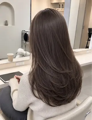 ロング カラー 桐生 モデル様募集中のヘアスタイル