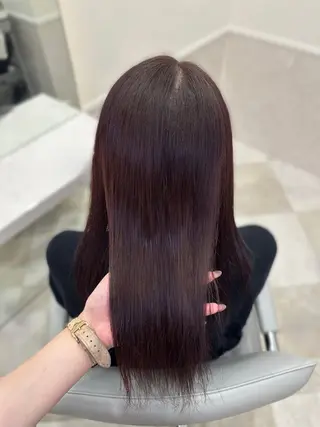 ロング カラー 🎀ちゃんりお🎀 /ブリーチなしカラーのヘアスタイル