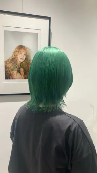 ミディアム カラー 久野紗愛 【髪質改善　艶髪】のヘアスタイル