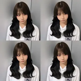 ロング カラー レイヤーカット/ 縮毛矯正🇰🇷早坂のヘアスタイル