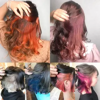 ロング カラー ネイル パーマ マツエク・マツパ キッズ ヘアアレンジ メンズ 新宿駅近♡友達とOK 🦋W -ワット -のヘアスタイル
