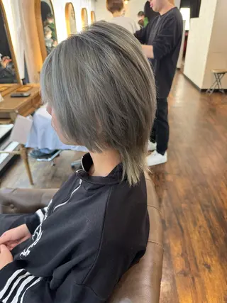 セミロング 松永 かずきのヘアスタイル