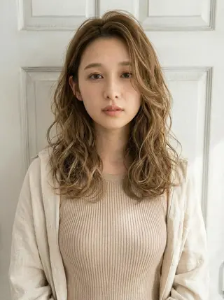 セミロング Aroma hair 🌙tanakaのヘアスタイル
