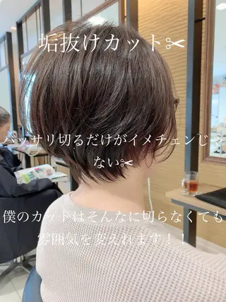 ショート 林 瑞起のヘアスタイル