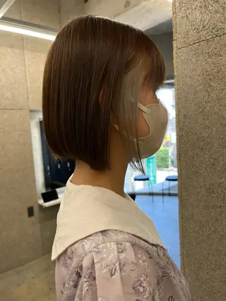 ショート カラー ヘアアレンジ 浦安美容師🌈 Mayaのヘアスタイル