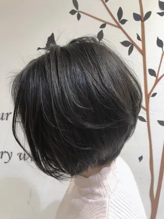 ショート カラー パーマ 店長 後藤剛のヘアスタイル