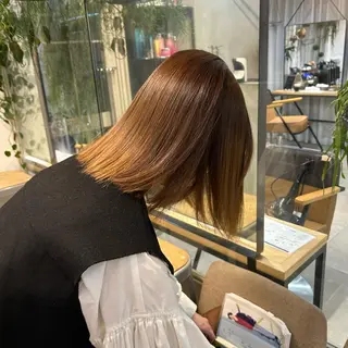 ミディアム じゅわっと暖色カラー 🍊Moemiのヘアスタイル