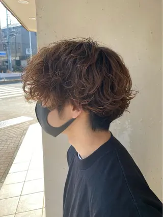 カラー メンズ 井上 日菜乃のヘアスタイル