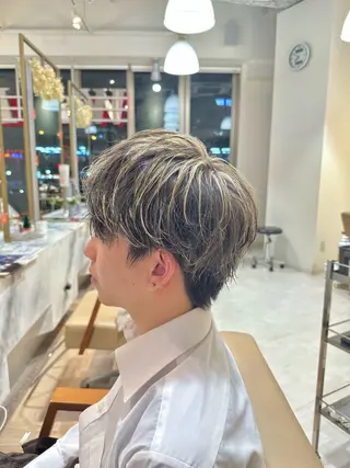 カラー メンズ 畑中 夢のヘアスタイル