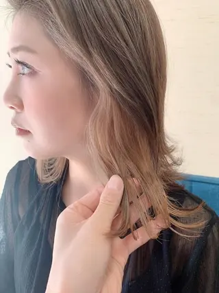 ミディアム カラー Beach 代表 KENTAのヘアスタイル