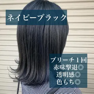 セミロング カラー 枚方 tomee 🦋南部 しほ🦋のヘアスタイル