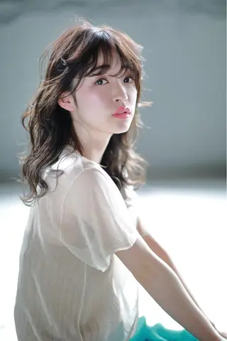 セミロング カラー パーマ 💈LuTa💈_ 公式_NewOpenのヘアスタイル