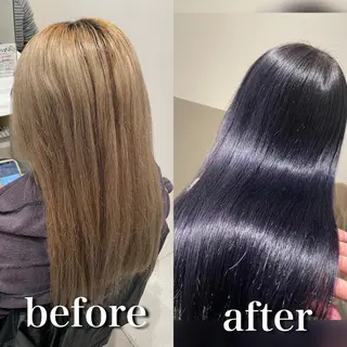 カラー レイヤーカット/透明 感カラー🐬永井瑠栞のヘアスタイル