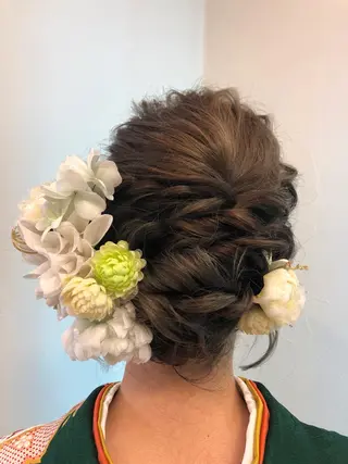 ヘアアレンジ THE BALM🤎 沖田のマツエク・マツパデザイン