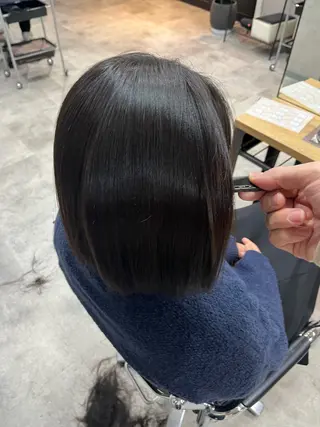 ショート ボブ×縮毛矯正 ryotaのヘアスタイル