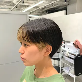 ショート 西梅田  トウマ モデル募集中‼️のヘアスタイル