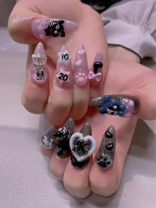 ネイル 長さだし専門店 M2　rikaのネイルデザイン