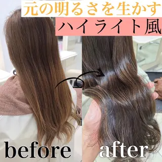 ロング カラー 【透明感カラー】 harunaのヘアスタイル