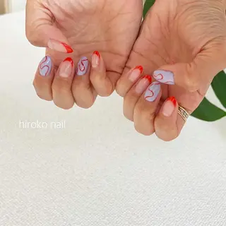 ミディアム ネイル hiroko nailのネイルデザイン
