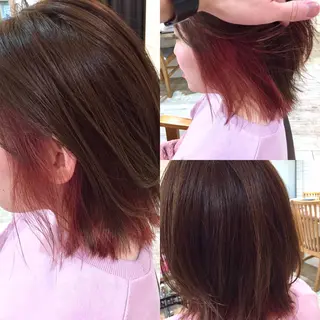 ショート カラー カラーアンドケアリタ kitamuuuのヘアスタイル