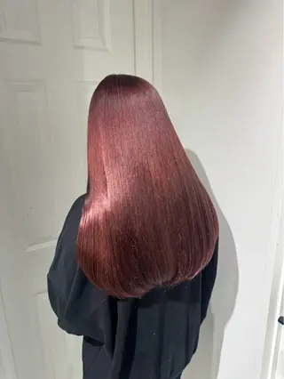 カラー 酸性ストレート /ハイトーン/つばさのヘアスタイル