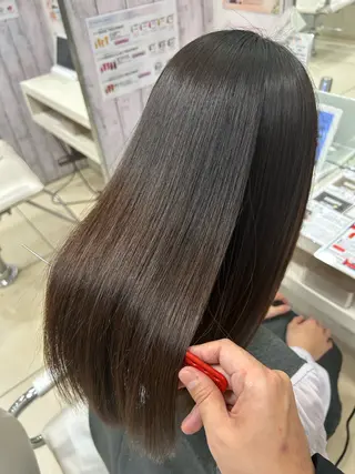セミロング 【髪質改善カラー】 瀧田嵐士🇰🇷のヘアスタイル